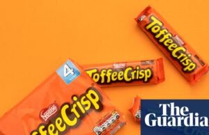 Toffee Crisp e Blue Ribbon não serão mais chamados de “chocolate” após uma mudança na receita. Chocolate