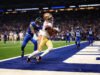 49ers WR Jaouan Jennings entra no modo ‘Grinch’ e trolls os fãs após marcar touchdown em confronto com Colts