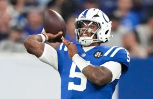 Steichen atualiza com Anthony Richardson após lesão de Daniel Jones
