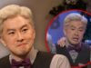 Bowen Yang chorando no esboço final do ‘Saturday Night Live’