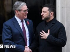 Zelensky em Downing Street para conversações de alto nível sobre a Ucrânia