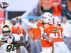 O presidente do comitê CFP diz que a vitória de Miami sobre Notre Dame não foi considerada a menos que as equipes estivessem empatadas no ranking