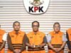 KPK nomeia Central Lampung Regent e seu irmão como suspeitos de suborno, imediatamente detidos