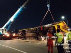 Polícia Regional Central de Java revela as identidades das 16 vítimas mortas e feridas do acidente de ônibus Kaya Trans