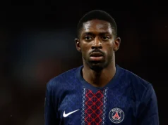 Dembele, do PSG, ausente da partida contra o Athletic Bilbao