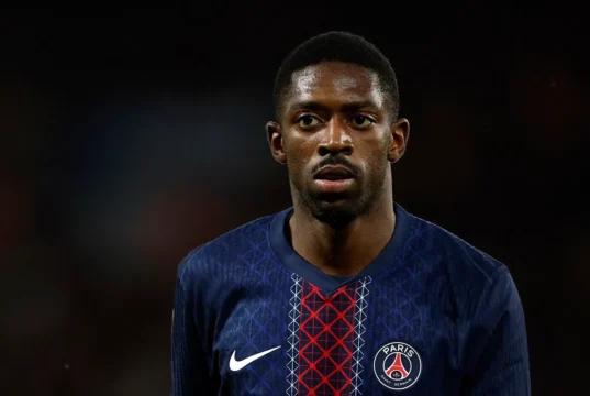 Dembele, do PSG, ausente da partida contra o Athletic Bilbao