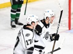 Imagens TST: Ontario Reign vence Texas Stars por 6-3 na Toyota Arena