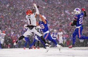 Clima da semana 14 do futebol americano da NFL: frio e chuva podem afetar os principais jogos da corrida dos playoffs