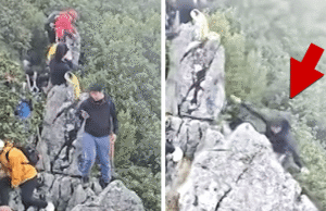 Turista cai de penhasco ao tentar tirar selfie em vídeo horrível