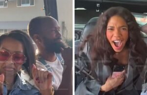 Tila Dunn festeja como seu aniversário na turnê ‘TMZ Brunch Bus’