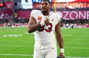 Calais Campbell, dos Cardinals, torna-se o jogador mais velho da história da NFL com um feito impressionante