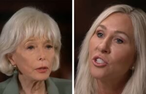 Conflito entre Marjorie Taylor Greene e Leslie Stahl sobre toxicidade política