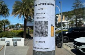 A blitz vape de Queensland empurra vendedores ilegais on-line e para as ruas