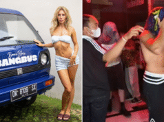 Quatorze australianos presos em uma operação policial em Bali com a estrela do OnlyFans Bonnie Blue durante a semana escolar