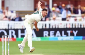 O paceman australiano Hazlewood foi excluído do Ashes