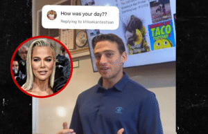 Professora gostosa atira depois que Khloe Kardashian flerta em seus comentários