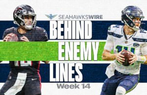Atrás das linhas inimigas com o fio dos Falcons antes do jogo da Semana 14 dos Seahawks