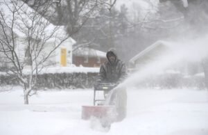 Até 50 centímetros de neve podem cair como alerta de tempestade de inverno: ‘Perigo de queda de neve’