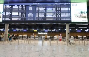 O aeroporto de Vilnius, na Lituânia, foi fechado novamente após um avistamento suspeito de balão