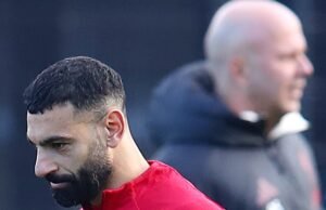 Arne Slott fica quieto na reunião de Mohamed Salah após a vitória na Liga dos Campeões