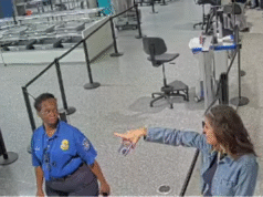 A deputada republicana Nancy Mays afirma que o relatório policial sobre seu discurso carregado de palavrões aos trabalhadores do aeroporto foi ‘falsificado’ como ‘ato politicamente ofensivo’