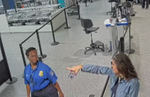 A deputada republicana Nancy Mays afirma que o relatório policial sobre seu discurso carregado de palavrões aos trabalhadores do aeroporto foi ‘falsificado’ como ‘ato politicamente ofensivo’