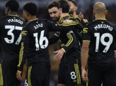 Bruno Fernandes, do Manchester United, foi brilhante na vitória contra o Wolves