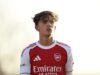 O atacante do Arsenal, Max Dowman, sofreu uma lesão no tornozelo enquanto jogava pelos Sub-21 neste fim de semana