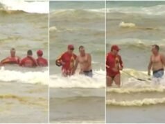 TV Verdes Mares capta afogamento na Praia do Futuro no primeiro dia de funcionamento na alta temporada