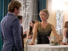 Jessie Schram no Hotel Meet-Cuties no Hallmark’s A Suite Holiday Romance