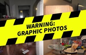 Cena de morte extravagante, veja fotos horríveis de quartos de motel