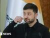 Zelensky indicou progresso nas negociações com os Estados Unidos para garantir um plano de paz