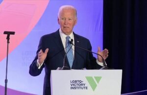 Biden diz ‘Amerigotita EUA’ em gafe de discurso na conferência DC LGBTQ+