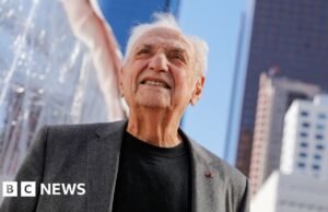 O arquiteto Frank Gehry morreu aos 96 anos