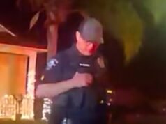 Autoridades da Flórida resgataram o cachorro do incêndio em uma casa