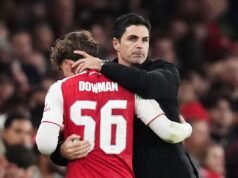 Mikel Arteta descartou treinar jogadores extras do Arsenal após o último desastre com lesões