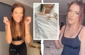 A mãe de Perth, Chloe Moday, está lutando pela vida no Vietnã após uma cirurgia no nariz e nas pálpebras que deu terrivelmente errado