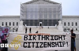 A Suprema Corte dos EUA concordou em ouvir casos que contestam a cidadania por direito de nascença