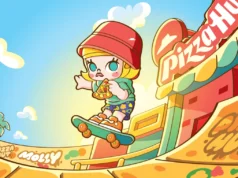 Produtos com o tema Molly estarão disponíveis na Pizza Hut Singapore a partir de 15 de dezembro em colaboração com Pop Mart