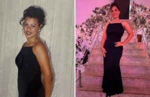 A menina usou na formatura o mesmo vestido que sua mãe usou há 28 anos