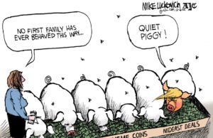 Desenho animado: Trump Trough