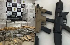 Bunker do crime: polícia encontra uma tonelada de drogas, armas e munições em Sierra Beach