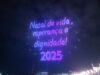 Uma exposição de Natal com 600 drones ilumina os céus de Rio Branco