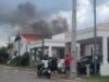 VÍDEO: Casa de condomínio pega fogo e causa nuvem de fumaça em Cuiabá