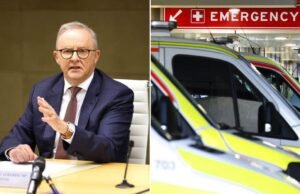 O primeiro-ministro Anthony Albanese garante acordo de financiamento de hospitais públicos de US$ 25 bilhões