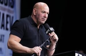 Dana White revela lesão bizarra do árbitro após luta principal do UFC 324