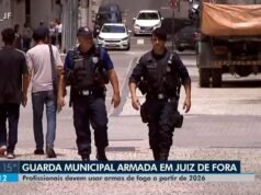 Guardas municipais iniciam treinamento no uso de armas de fogo em Juiz de Fora