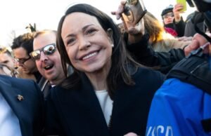 Machado disse que ‘presenteou’ Trump com o Prêmio Nobel da Paz