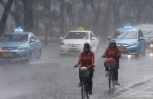 Chuva desta noite na ilha de Java