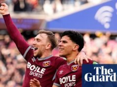 Fernandes e Bowen dão impulso à sobrevivência do West Ham na vitória sobre o Sunderland. Primeira Liga